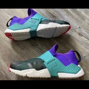 New Nike Huarache Extreme Now GS 7Y Grape Black 7M/8.5W Deadstock Sneakers
